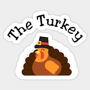 Thanksgiving The Turkey Sticker